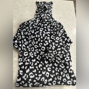 Justice Girls Plush Sleep Hoodie size S/M